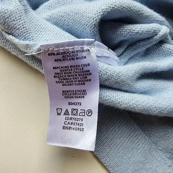 LOFT Women's Blue Lightweight Sweater Womens Soft Stretch Business Casual Sz S - Picture 11 of 12